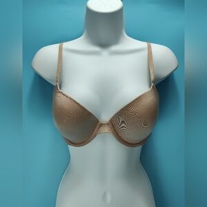 Calvin Klein 36A Pure Micro Lightly Lined T-Shirt Bra NWOT QP2586O Nude